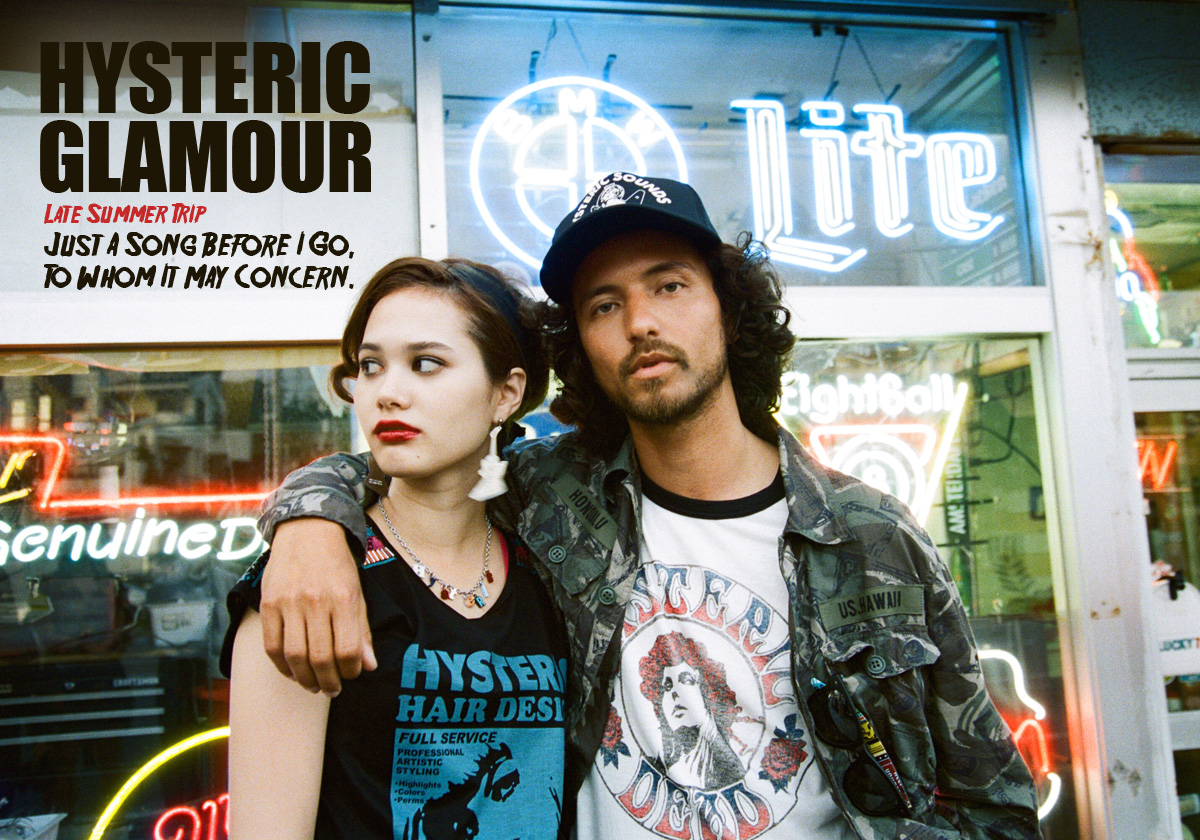 HYSTERIC GLAMOUR Late Summer Trip Just A Song Before I Go, To Whom It May Concern.
