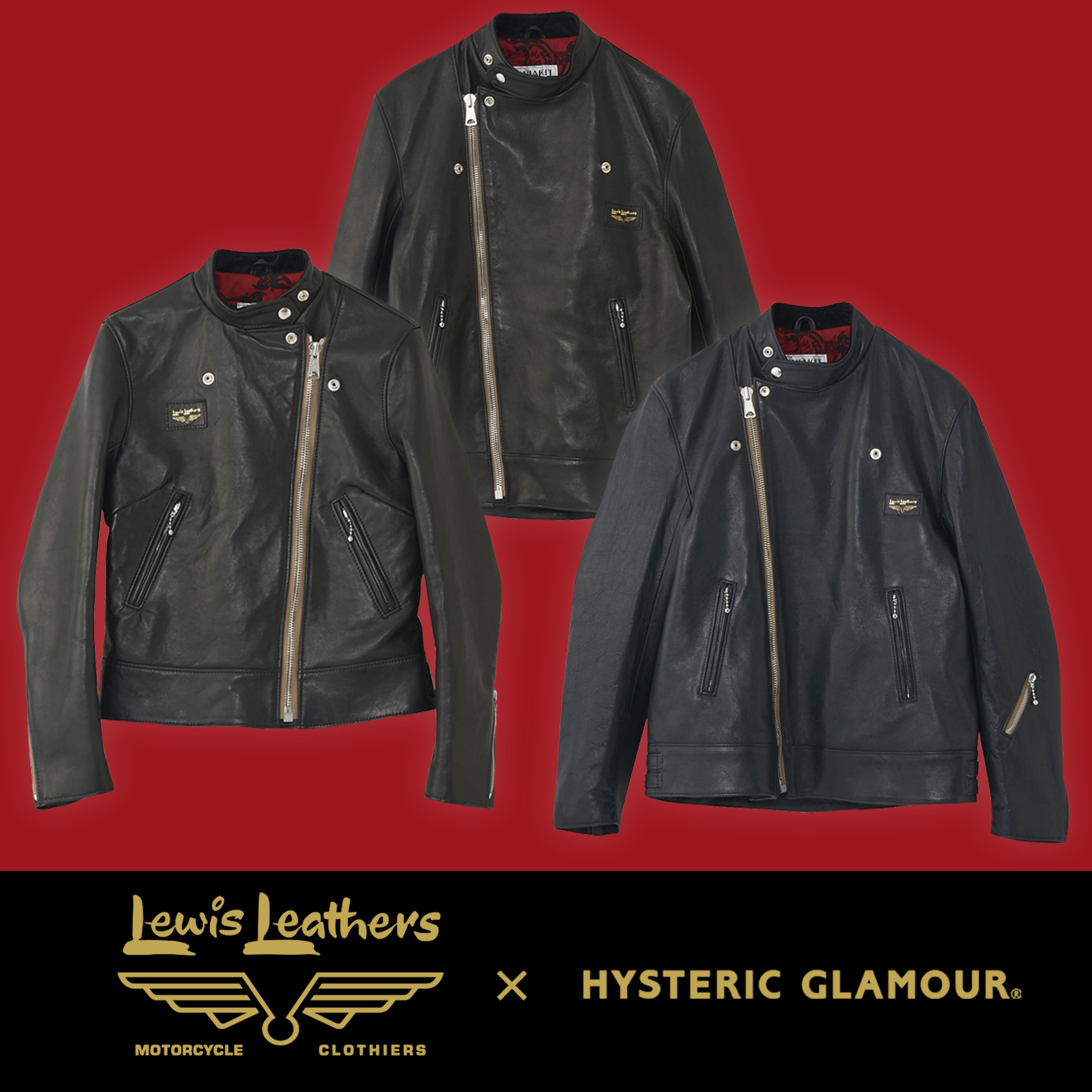 Lewis Leathers × HYSTERIC GLAMOUR
