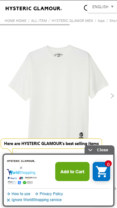WorldShopping Cart